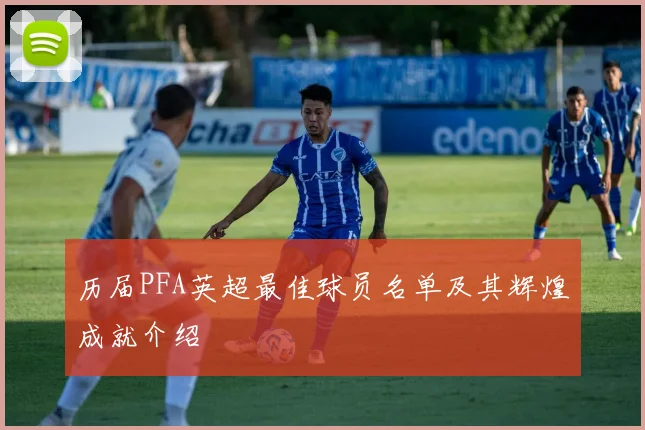 历届PFA英超最佳球员名单及其辉煌成就介绍